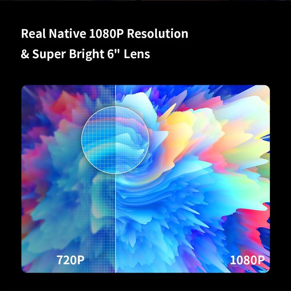 Videoprojecteur THUNDEAL TD97 Full HD 1080P WiFi LED TD97 pour Home cinéma Android 3D 2K 4K-Magcubic