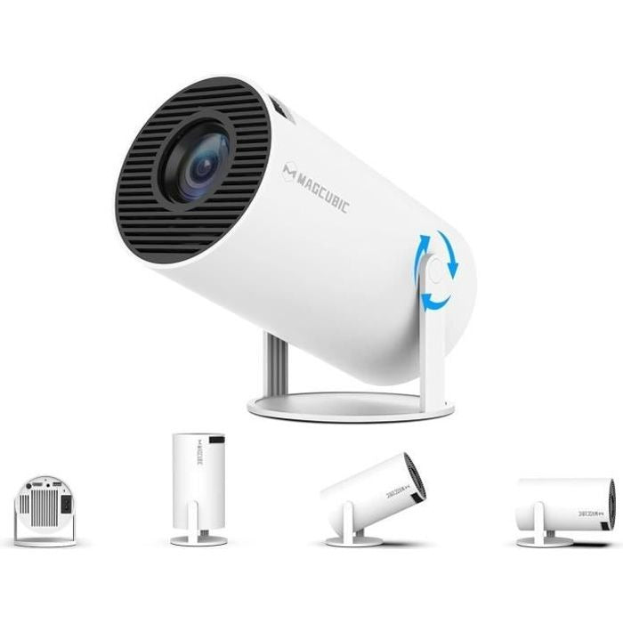 Projecteur Magcubique Portable, 4K, Android 11, HY300 Touriste, WiFi 1080P, 1280*720P-Magcubic