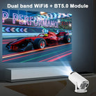 Projecteur Magcubique Portable, 4K, Android 11, HY300 Touriste, WiFi 1080P, 1280*720P-Magcubic