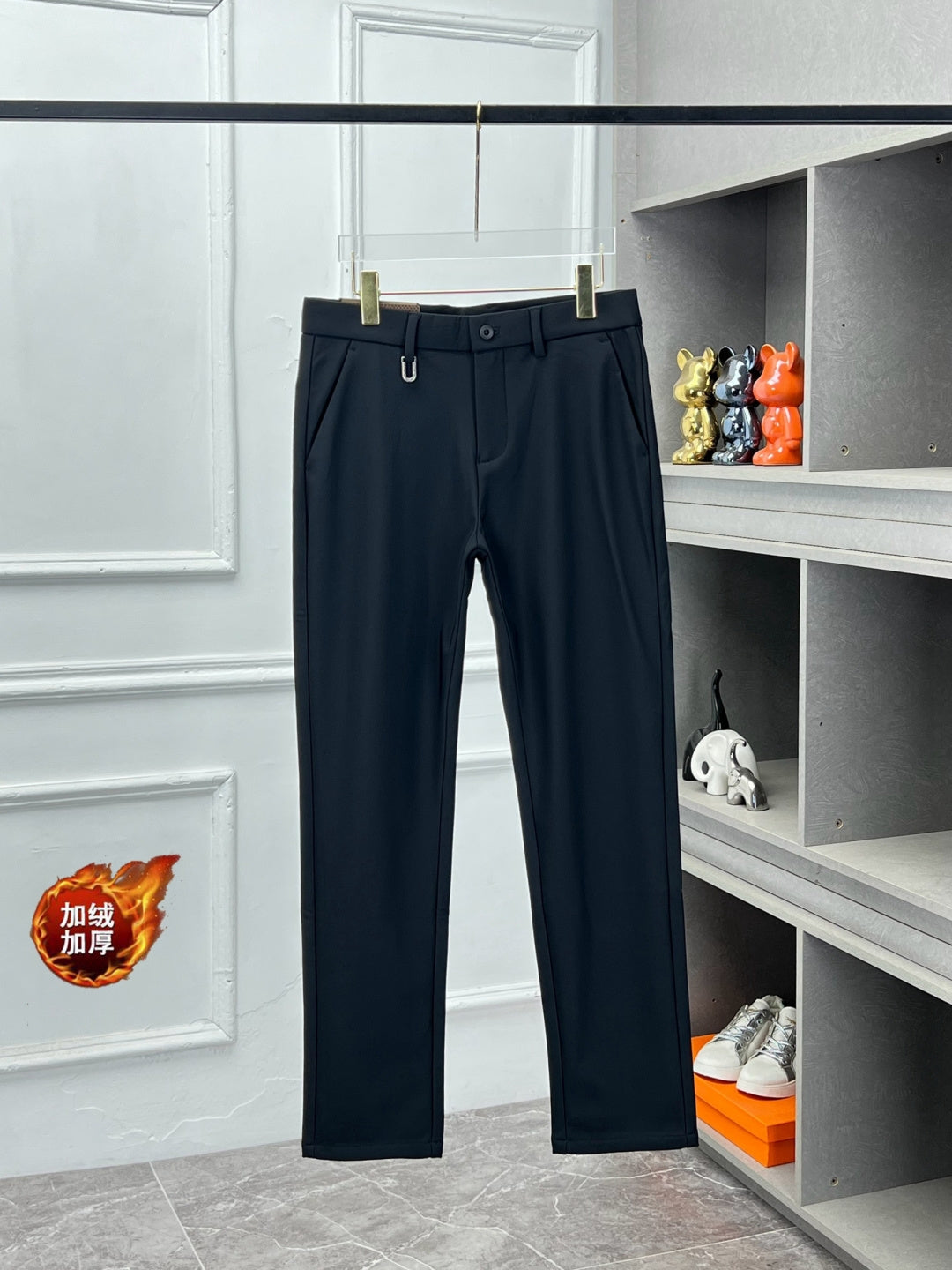 LV Fleece-Lined Thickened Pants 492712