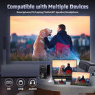 Mini Projecteur, HY320 Videoprojecteur, Natif 1080P 4K Projecteur avec Android 11, WiFi 6 BT 5.0, 150 Pouce-Magcubic