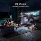 Projecteur Prise en charge 3D Android 11.0 Smart Projecteur Grand Écran 300 Pouces Projecteur Portable pour Films Maison Extérieur-Magcubic