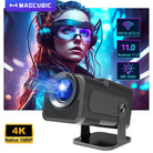 Mini Projecteur, HY320 Videoprojecteur, Natif 1080P 4K Projecteur avec Android 11, WiFi 6 BT 5.0, 150 Pouce-Magcubic