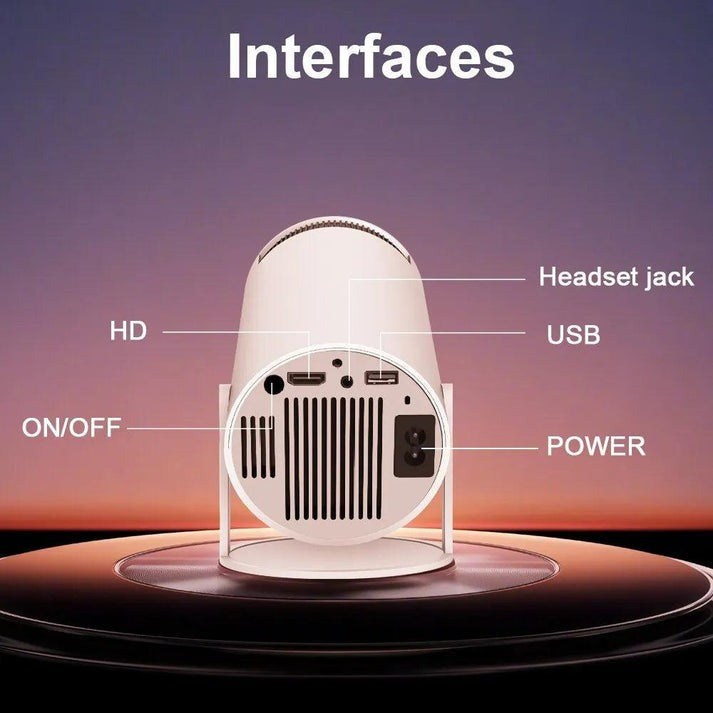 Projecteur Magcubique Portable, 4K, Android 11, HY300 Touriste, WiFi 1080P, 1280*720P-Magcubic