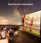 Projecteur Prise en charge 3D Android 11.0 Smart Projecteur Grand Écran 300 Pouces Projecteur Portable pour Films Maison Extérieur-Magcubic