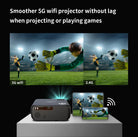 Videoprojecteur THUNDEAL TD97 Full HD 1080P WiFi LED TD97 pour Home cinéma Android 3D 2K 4K-Magcubic
