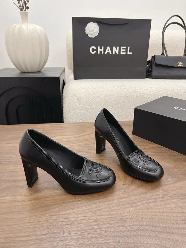 Chanel 2026 Square Toe Pump 9cm Lambskin 191779