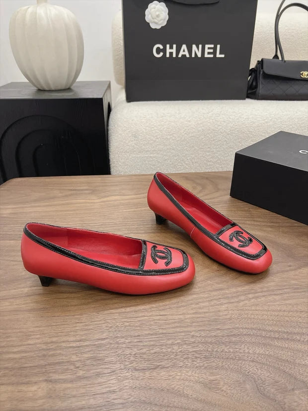 Chanel 2026 Square Toe Pump 4cm Lambskin 191779