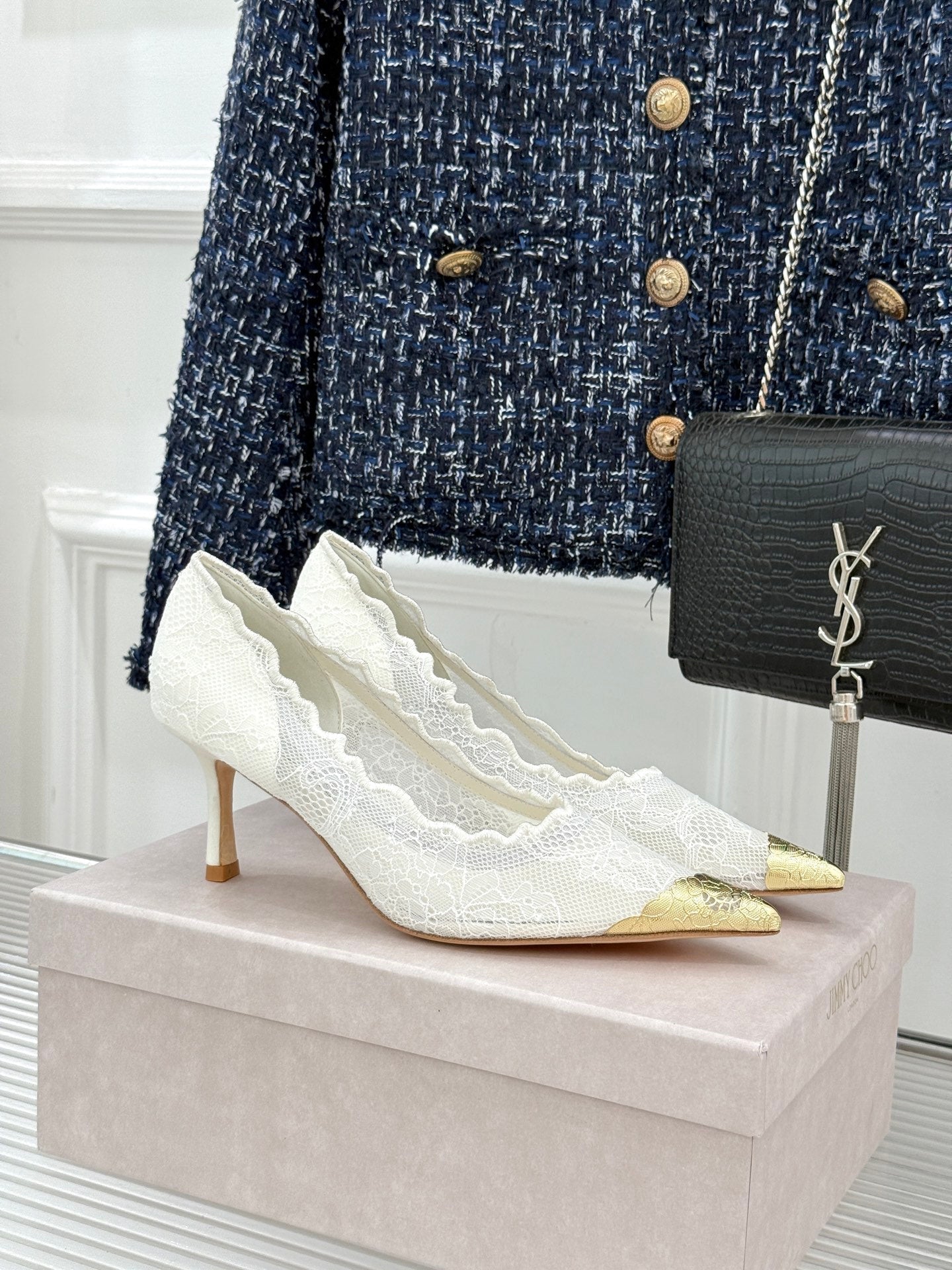 JC 26s Faiz Pumps 6.5cm Lace 174560