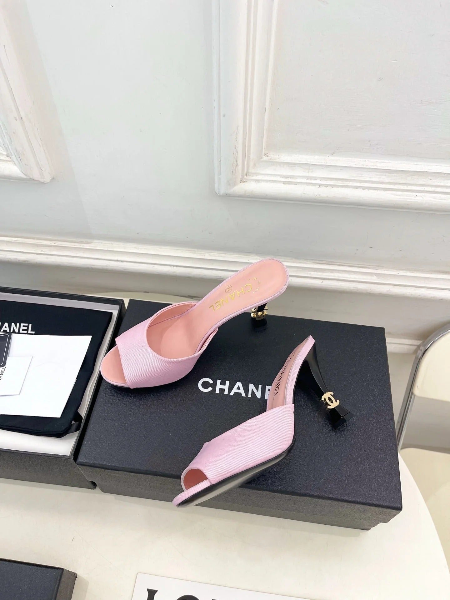 Chanel 2026 Mary Jane High Heels 9cm Lambskin Sheepskin Leather 832335