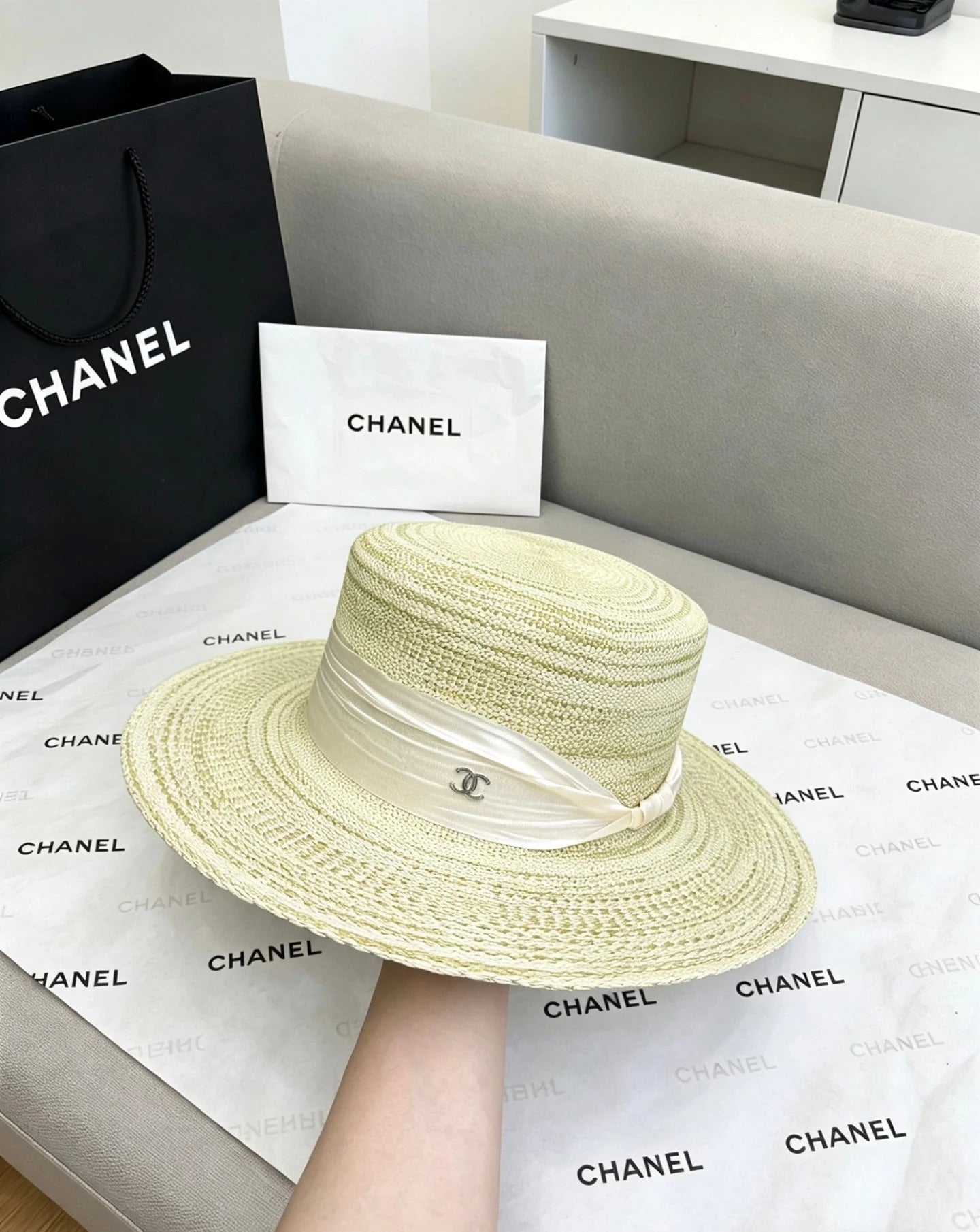 Chanel Flat Top Hat 212947