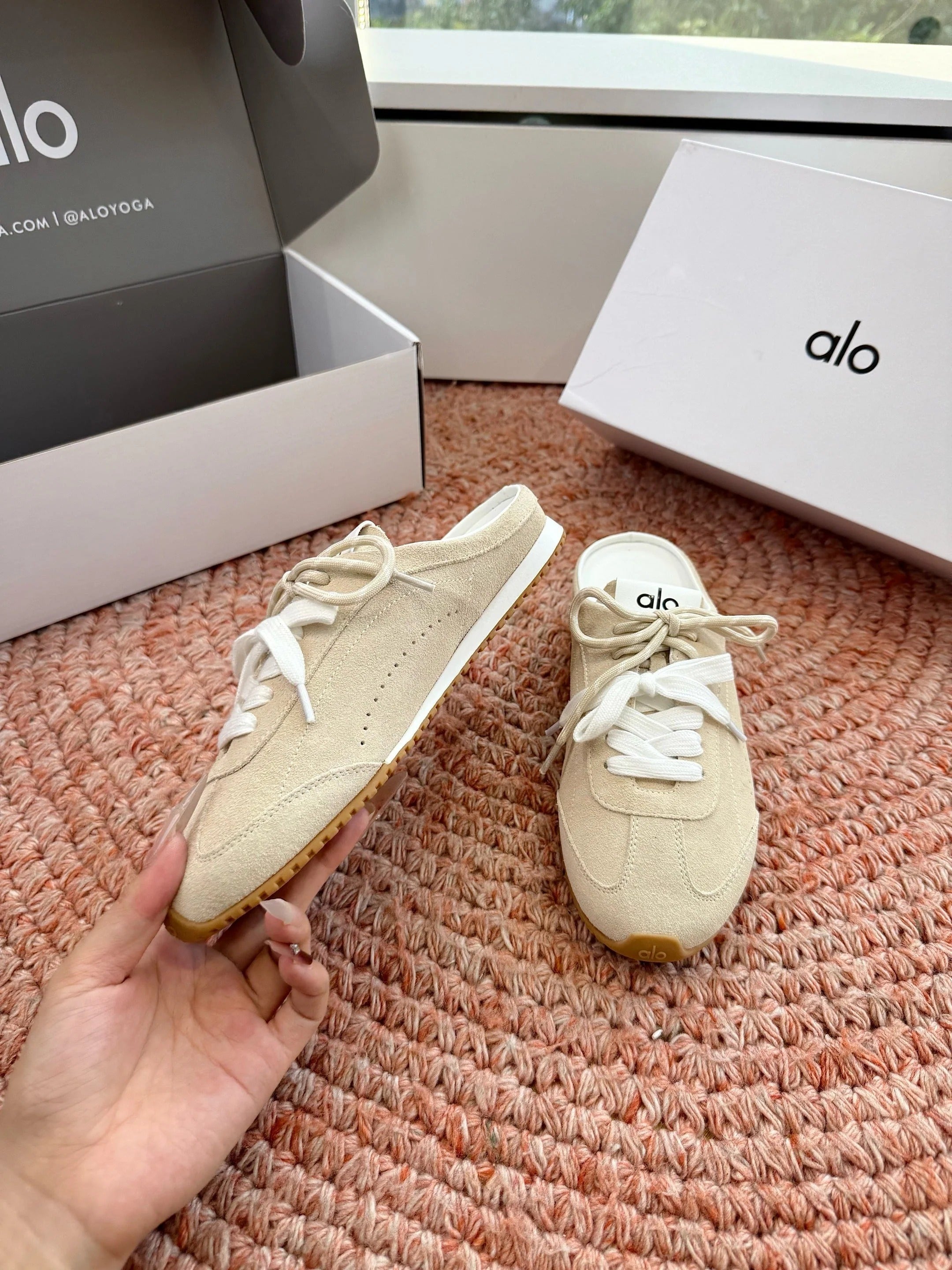Alo 2026 Mule Suede Leather 841419