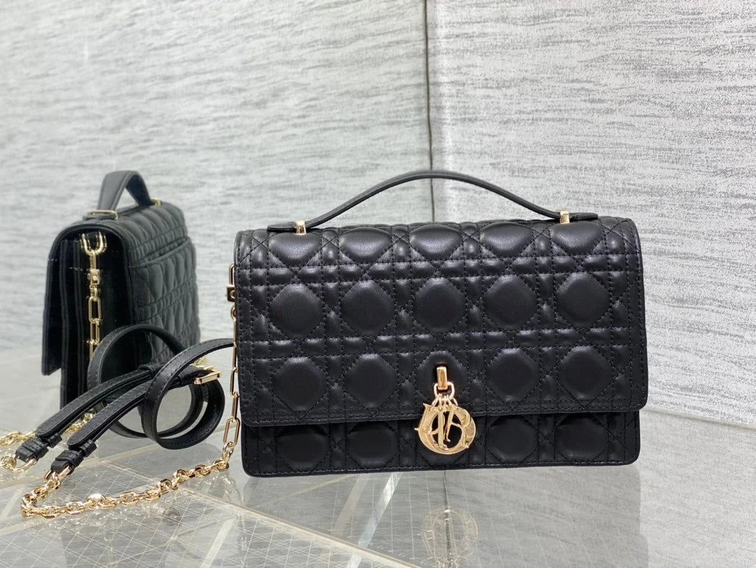 Dior 2026 My Dior Top Handle Bag 24cm Multicolors Quilted Leather