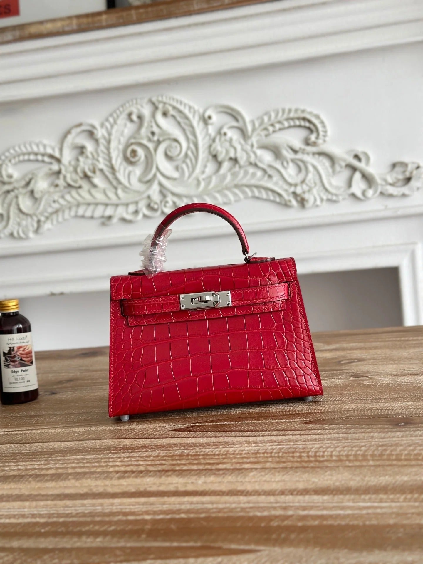 High-end Hermes 2026 Mini Kelly II 19cm Bag Crocodile Leather