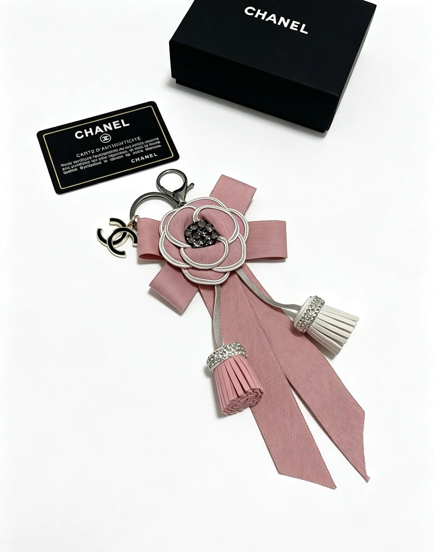 Chanel Camellia Ribbon Charm