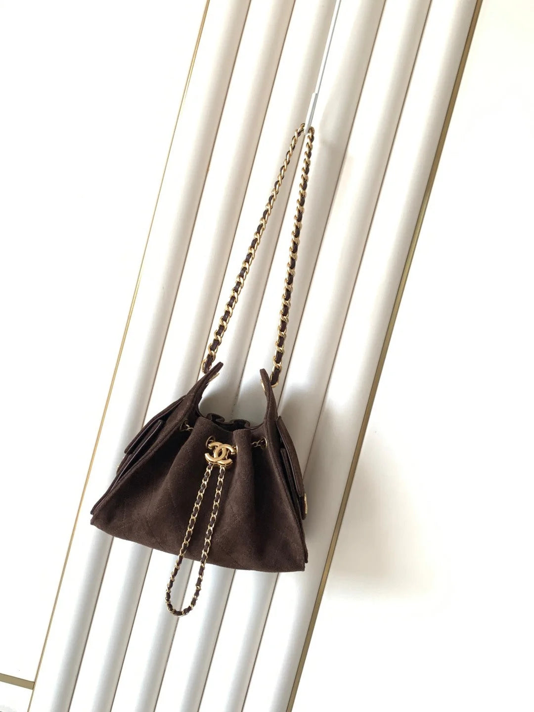 Chanel 2026 Hobo Bag 22cm And 30cm Suede Leather