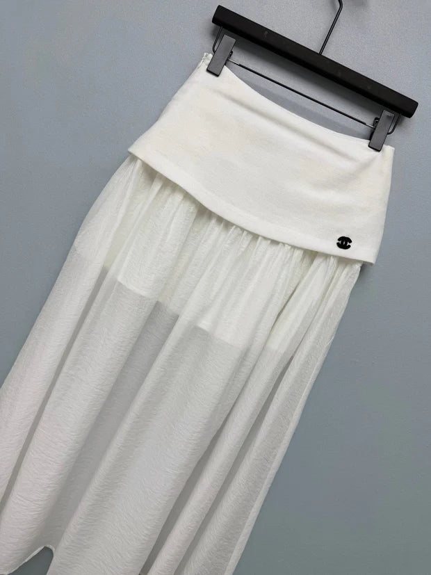 Chanel 2026 Gauze Skirt 399295