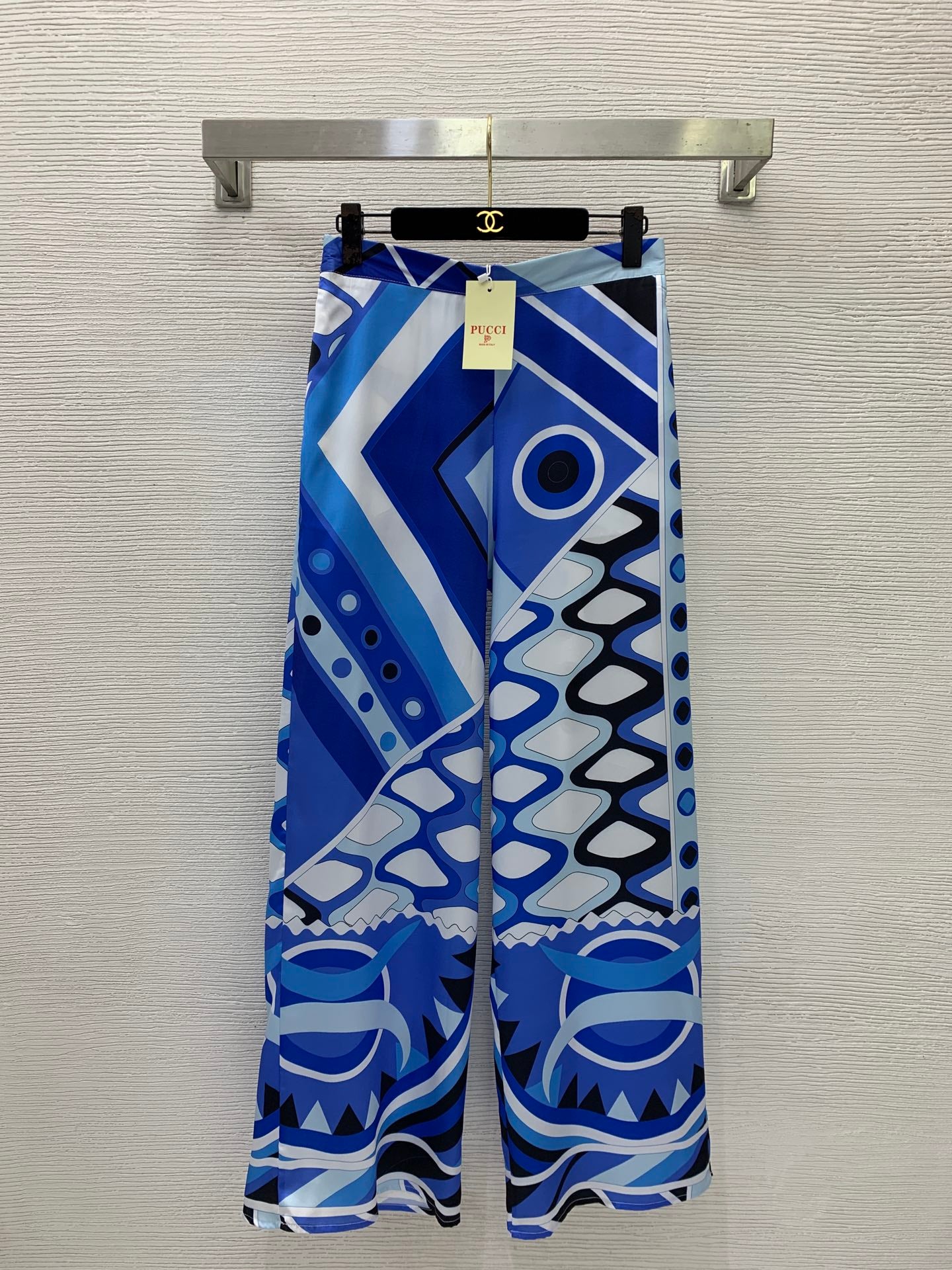Pucci 26s Vivara-Print Long Pant Silk 416767