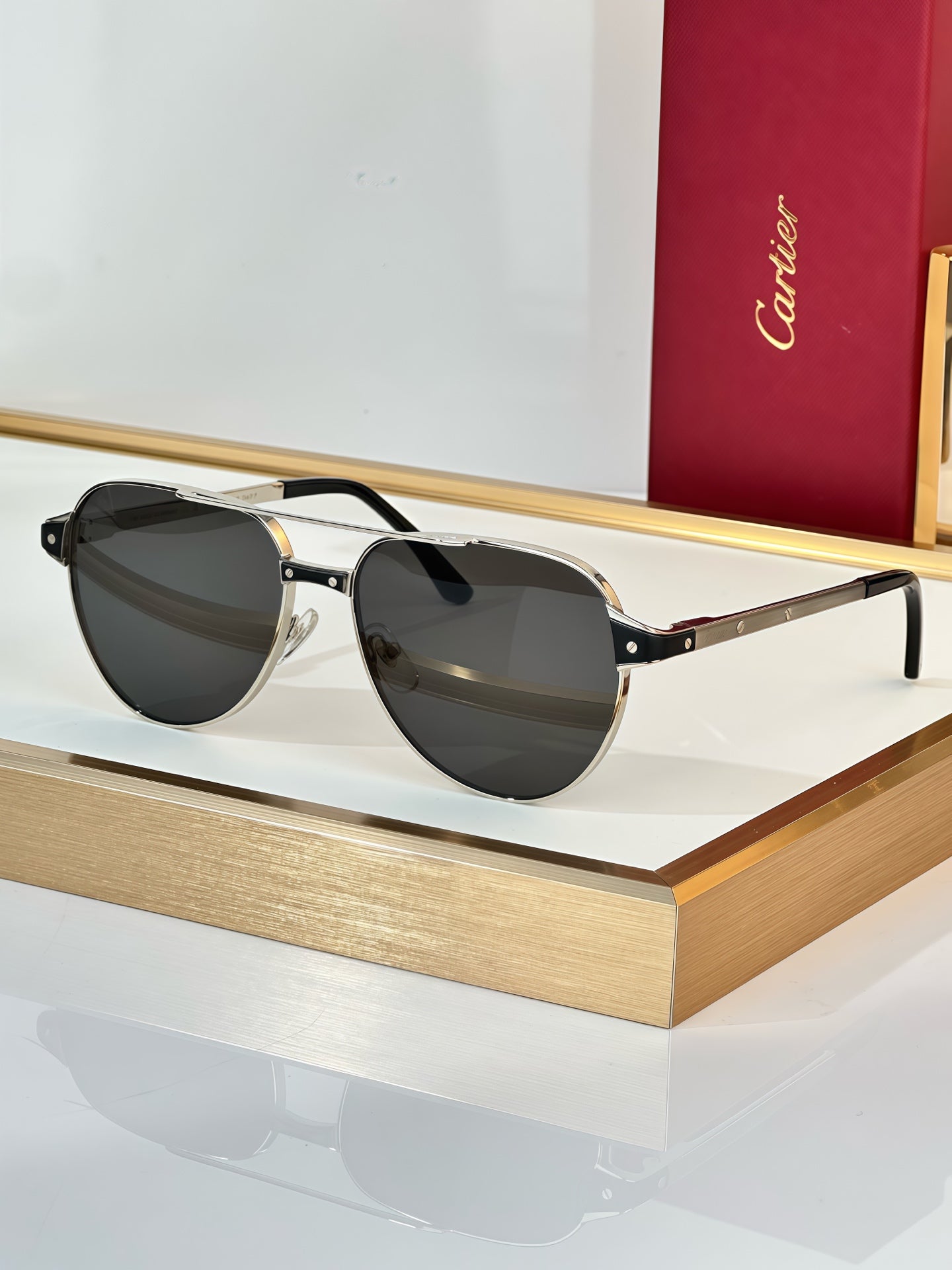 Cartier CT0425S Metal Sunglasses 189545