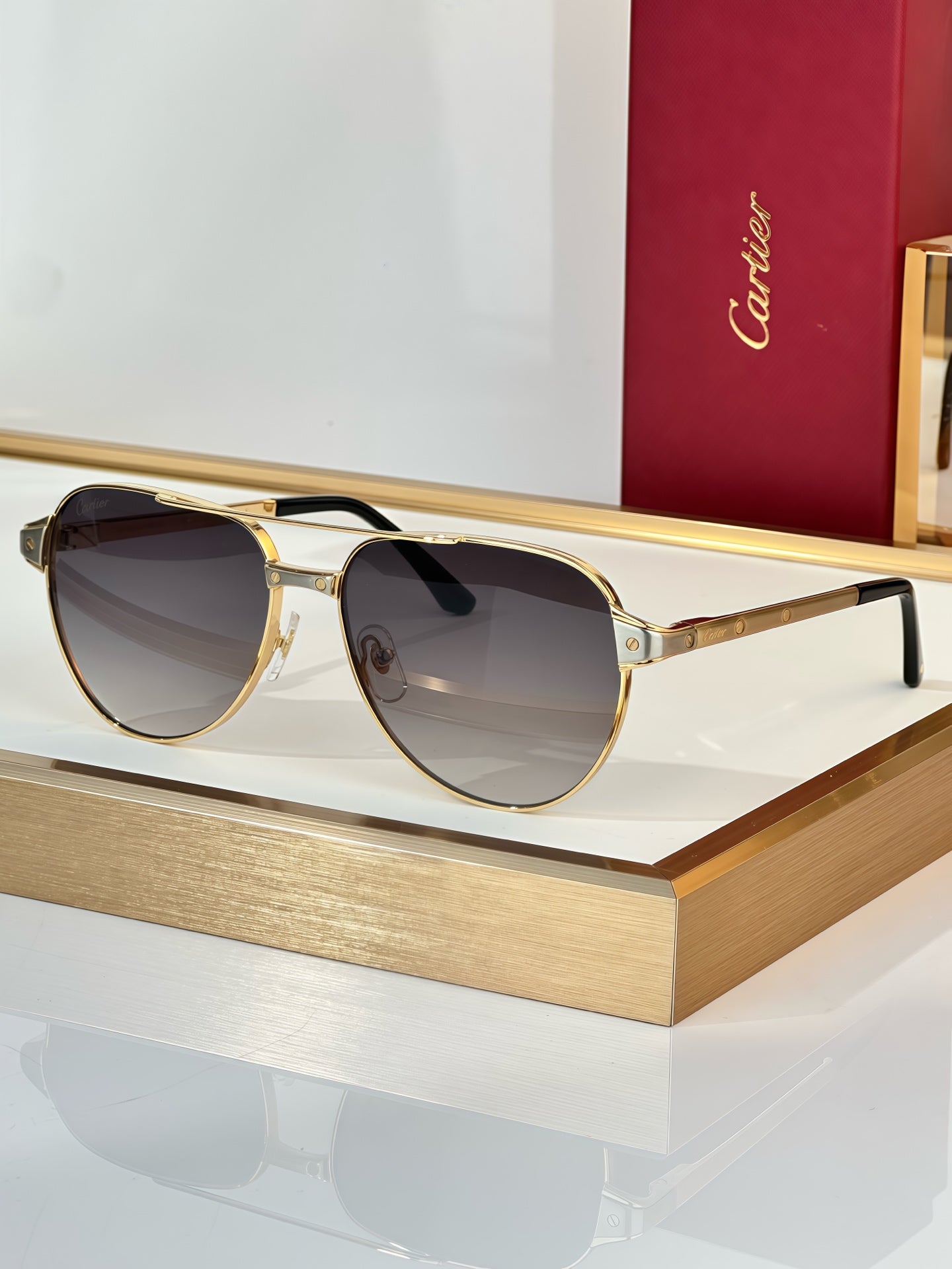 Cartier CT0425S Metal Sunglasses 189545