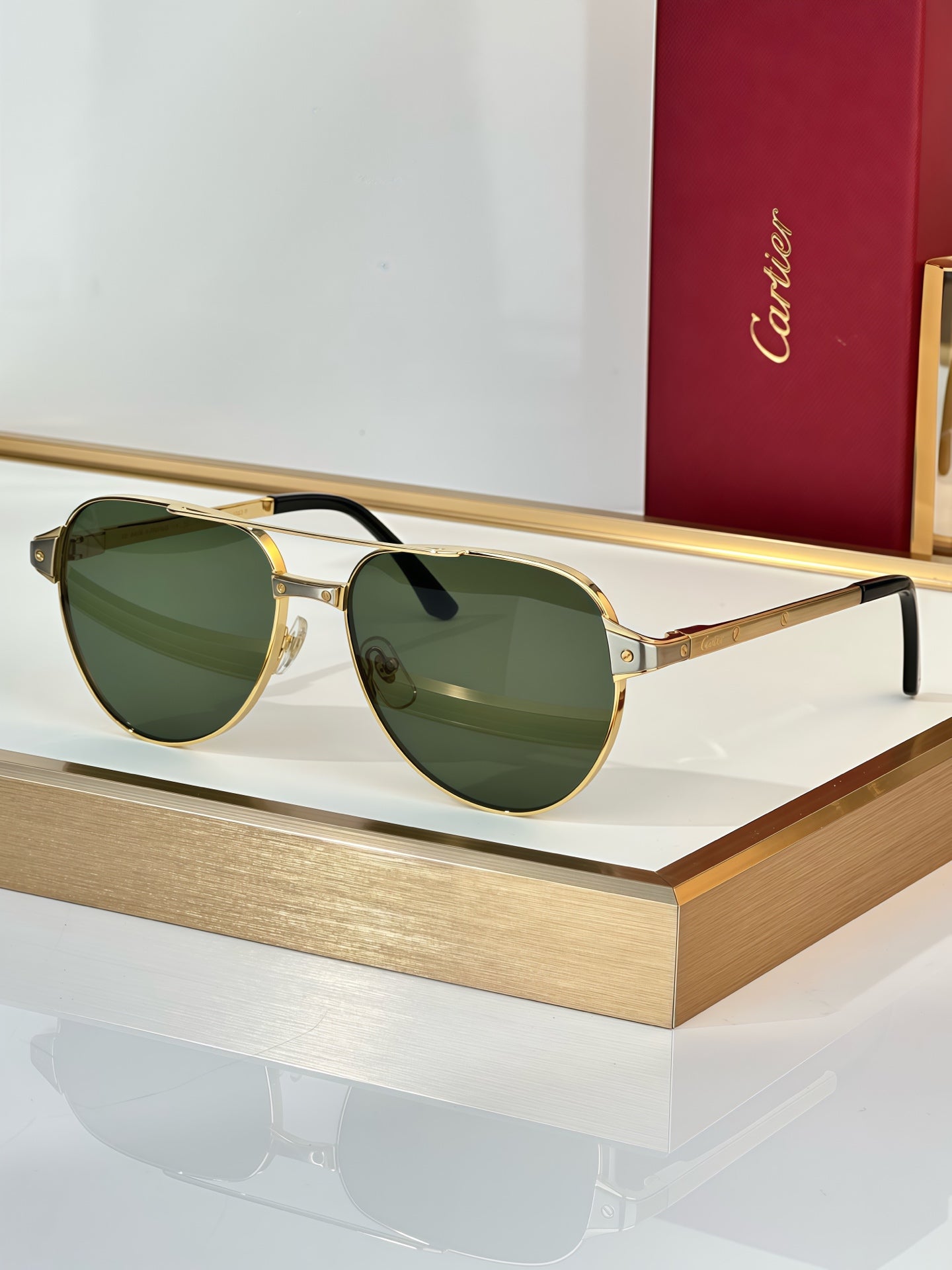 Cartier CT0425S Metal Sunglasses 189545