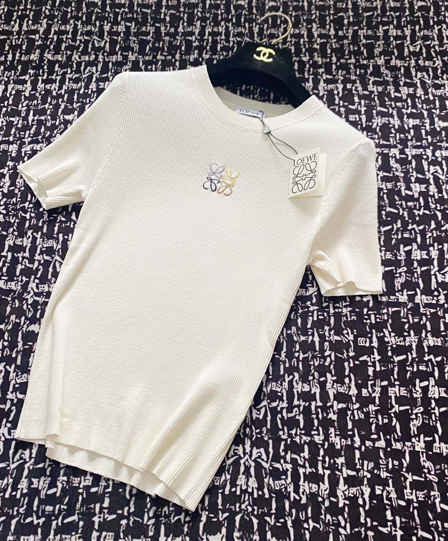 Loewe 25 Slim Sleeved T-Shirt Tencel