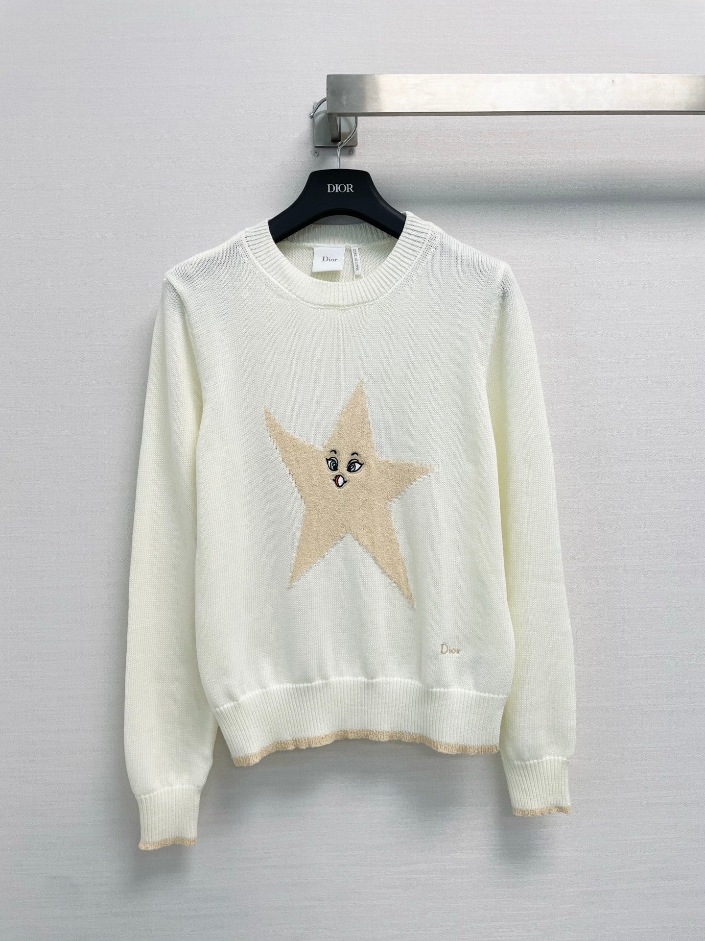 Dior 26s Star Motif Knit Sweater 450768