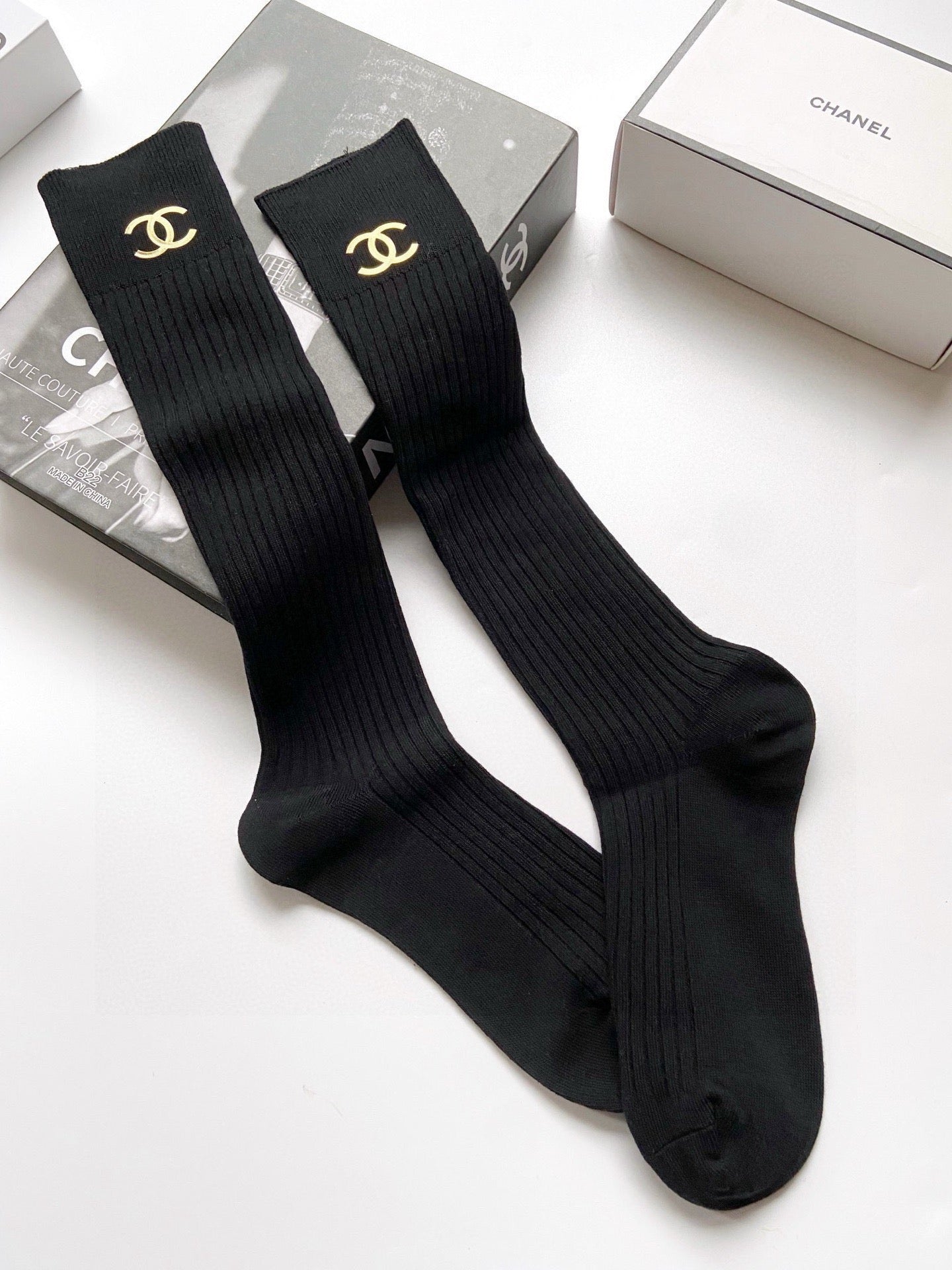 KNEE-HIGH SOCKS 438301 (1 BOX)