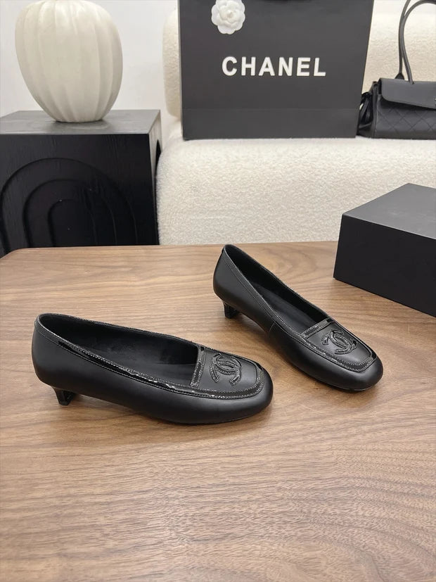 Chanel 2026 Square Toe Pump 4cm Lambskin 191779