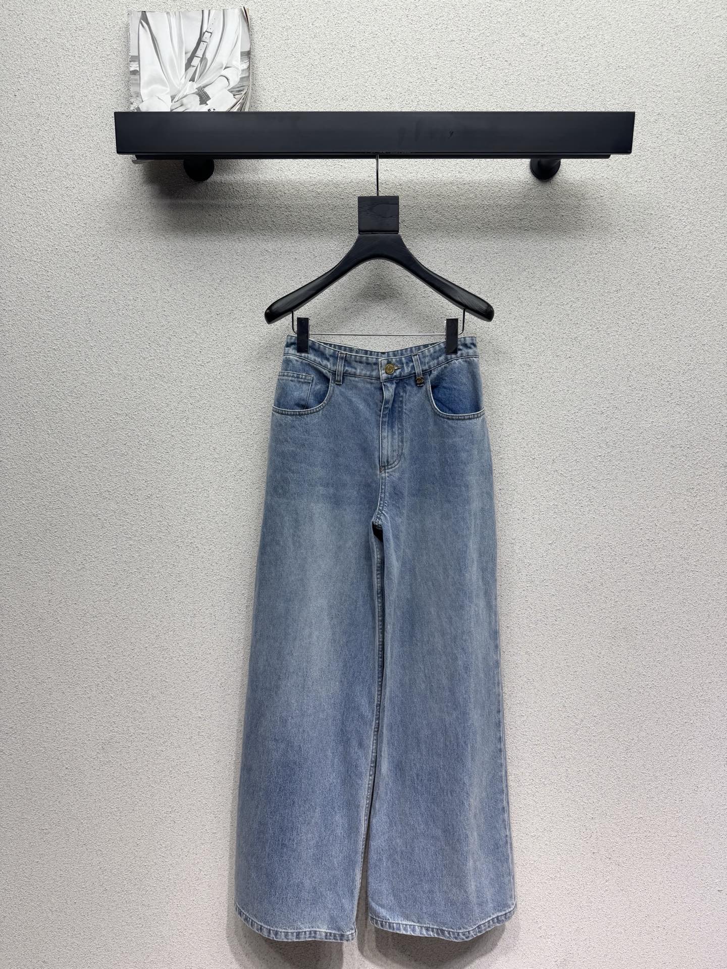 CC 26s Wide-Leg Straight-Leg Jeans Denim 397723