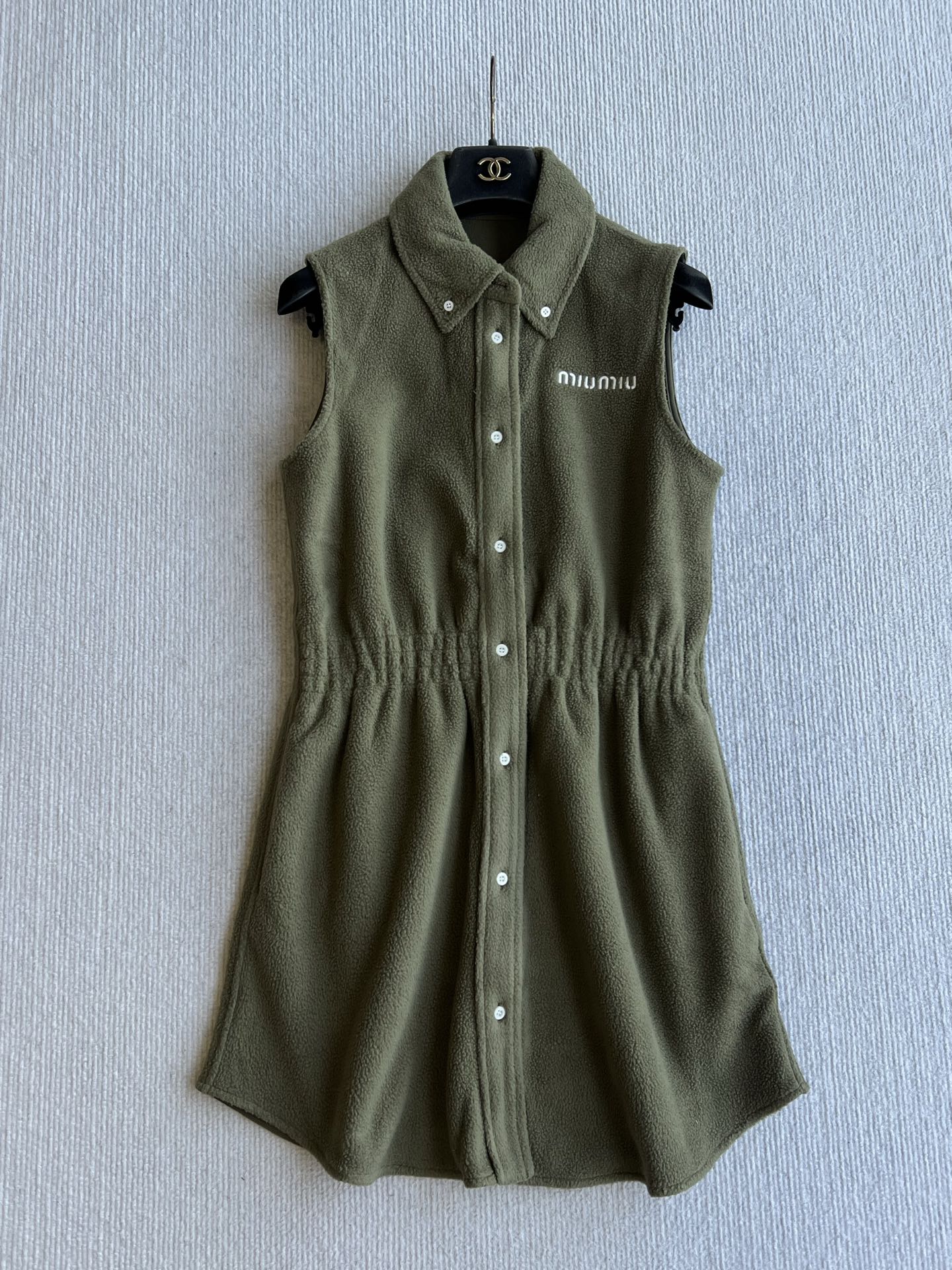 MM 26s Fleece Vest Dress Recycled Polyester Blend  439718