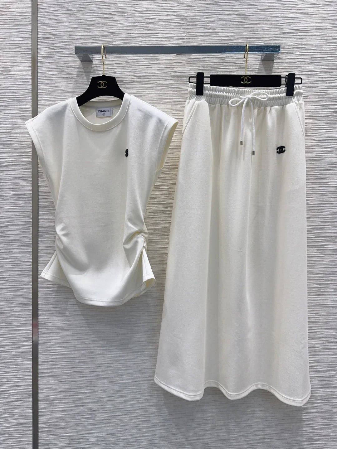 Chanel 2026 Set Black and White Cotton 133225