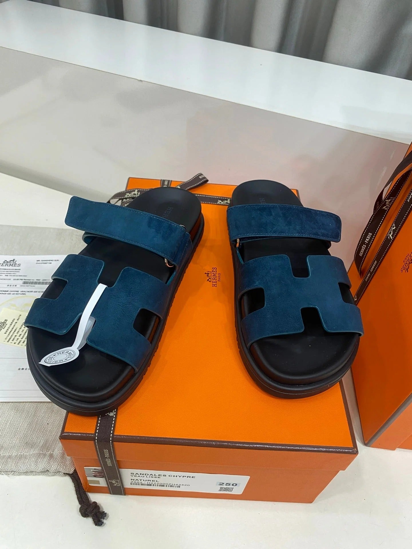 Hermes 2026 Chypre Sandal Suede 957589