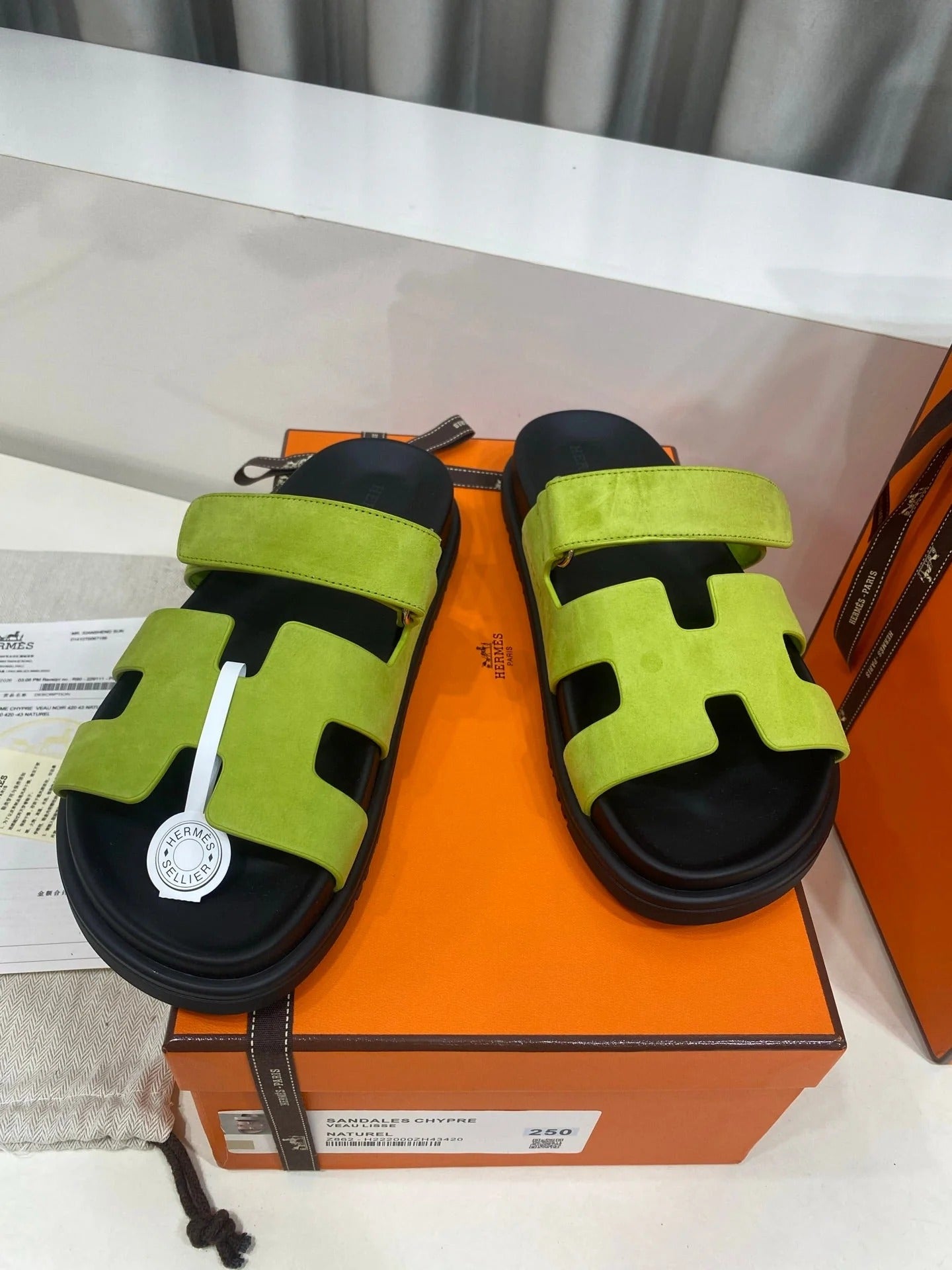 Hermes 2026 Chypre Sandal Suede 957589