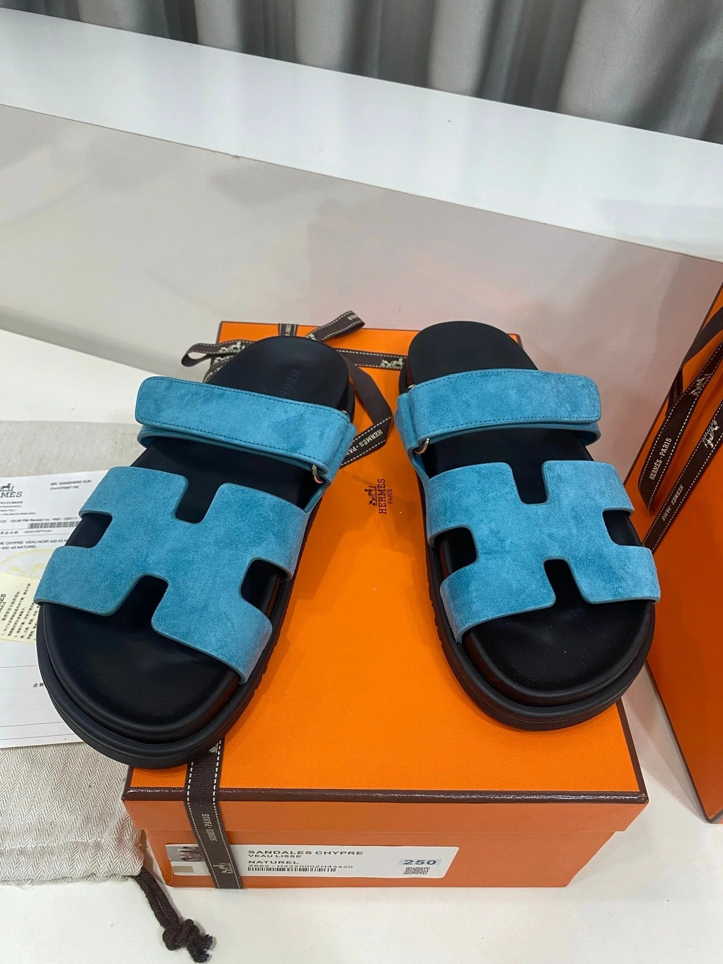 Hermes 2026 Chypre Sandal Suede 957589