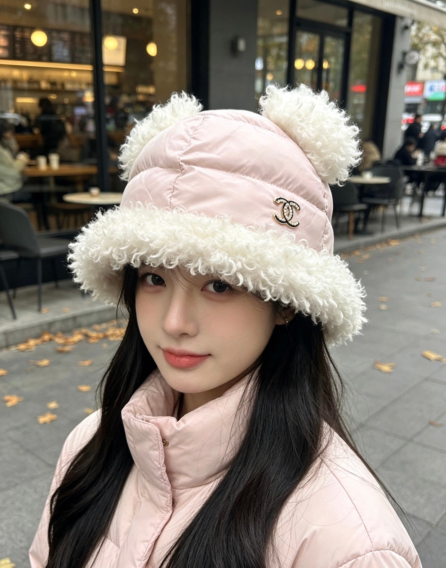 Chanel 2026 Bear-Ear Hat Fabric 566090
