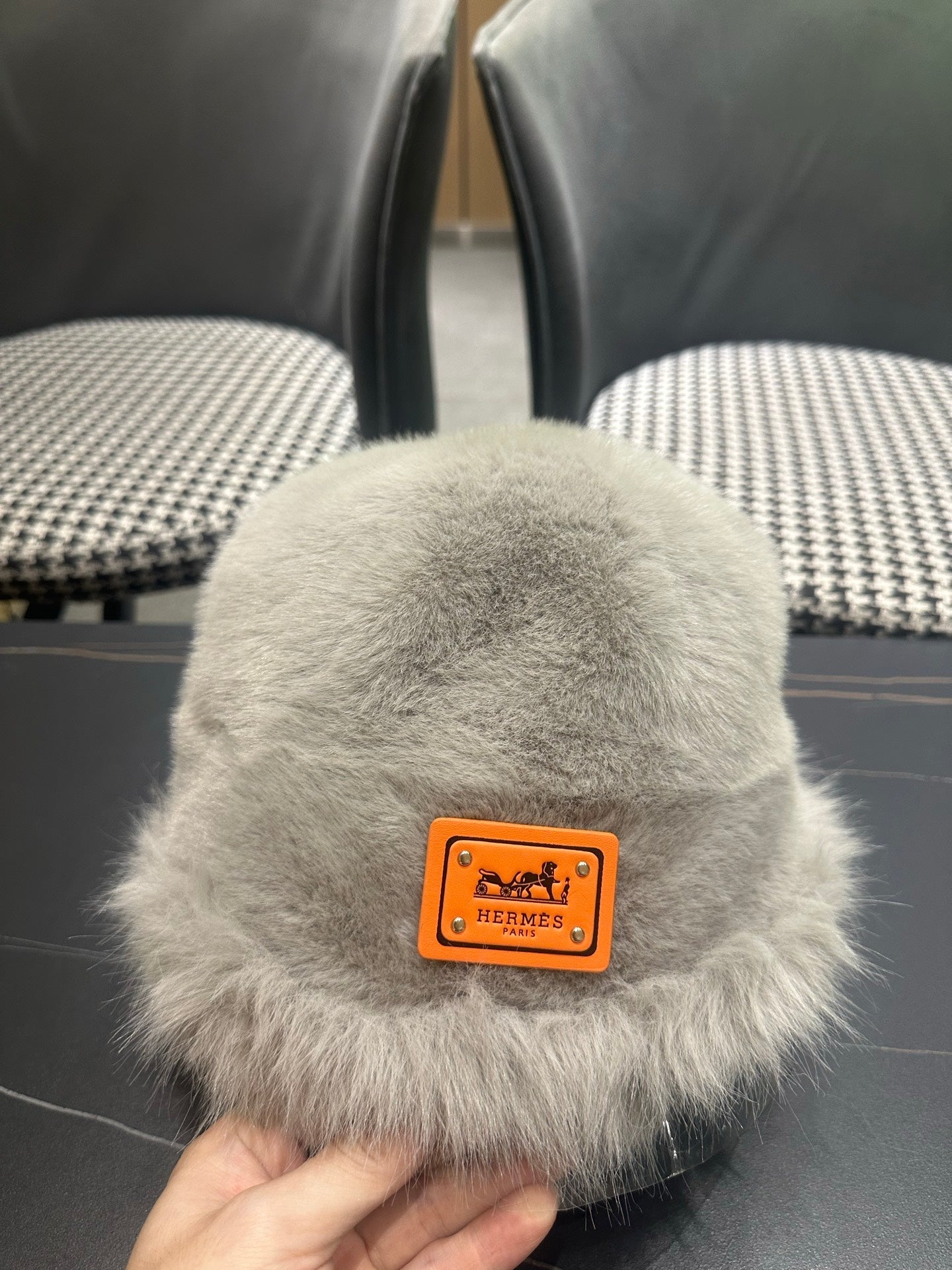 HM 26FW Fisherman Hat Fox Fur Trim 558951